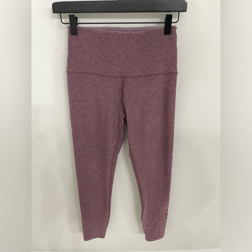 Beyond Yoga x Peloton Leggings Sz Small High Rise Space Dye Pale Plum Heather 10 - Picture 2 of 6